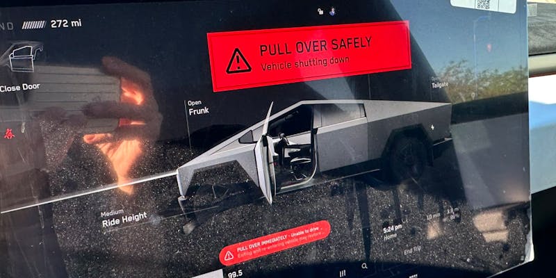 ‘21 miles on the odometer’: Another Cyberbeast owner says premium Tesla suffered critical error right after purchase